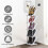 Sloping Narrow Shoe Rack Beige 8-Tier Free-Standing 2