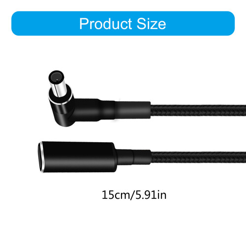 PD 100 W DC6544 auf USB-C-Kabel, 6,5 x 4,4 mm männlicher Eingang 2