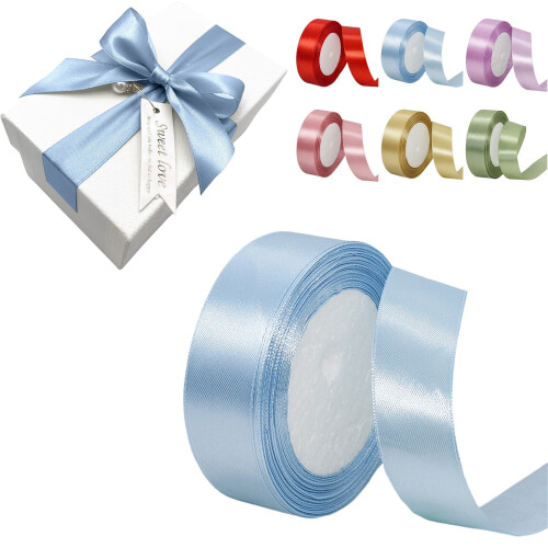 Red Satin Ribbon 1 inch by 25 yards 2