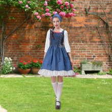 (XL) S-xxl Costume Manor Maid Costume Maid Long Dress For Oktoberfest Traditional Costumes