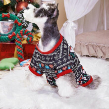 (XS, HOHO) New Year Pets Dogs Clothing For Small Medium Dogs Cosplay for Christmas Theme Winter Shirt Coat Clothes for Dog Puppy XS