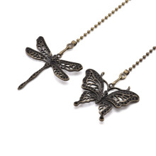 Dragonfly and Butterfly Ceiling Fan Pull Chains for Living