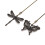 Dragonfly and Butterfly Ceiling Fan Pull Chains for Living 1