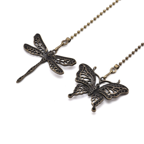 Dragonfly and Butterfly Ceiling Fan Pull Chains for Living