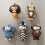 Fridge Magnets Home Decor Durable Eco-Friendly Set 7