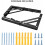 Heavy Duty Folding Shelf Bracket 12 Inch Black 2 Pack 6