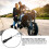 Motorcycle Side Stand Aluminum Alloy Black 1 Pack 8