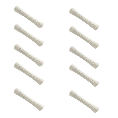 10 pièces manchon en caoutchouc Protections de cadre de-Blanc