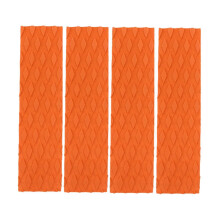Tapis de Traction pour planche de surf, 4 pièces, tapis-Orange