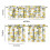Yellow Lemon Kitchen Curtains Set with Valance 3-Piece 6