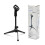 Microphone Desk Stand Adjustable 3-Leg with Fill Light Mount 8