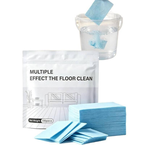 (purple, 100pcs) Multi-Function Floor Cleaning Tablets Dissolvable Deep Cleaner for Hardwood Floor Tile Effective Remover 30 Packs 1