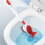 Ensemble brosse de toilette murale flexible avec couvercle 5