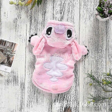 (XS, blue) Stitch Coat Jacket Pet Dog Clothes Velvet Clothing Dogs Super Small Cute Chihuahua Thicken Autumn Winter Blue Boy Mascotas