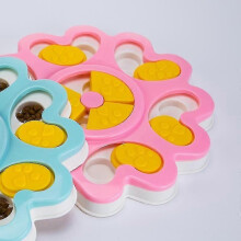 (Pink) Pink Puzzle Pet Toy Leakage Food Dog Toys Slowly Eat Food Puzzle Toys For Cat Puppy