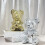 Bear-Shaped Disco Ball Silver 12-inch 8