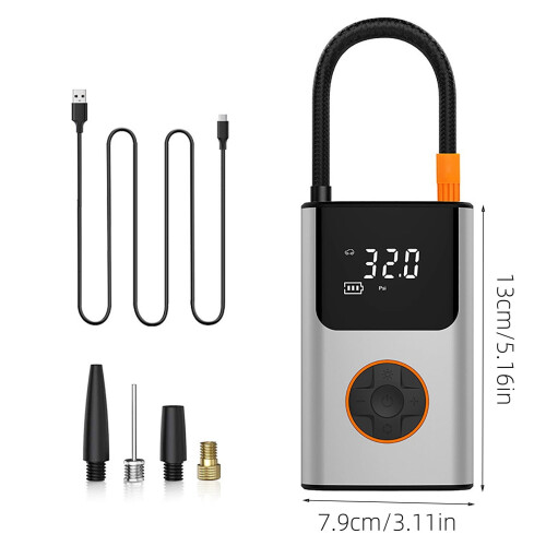 Wireless Portable Air Compressor with LED and USB Power 2