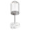 Porte-brosse à dents avec couvercle gris 1 pièce 2