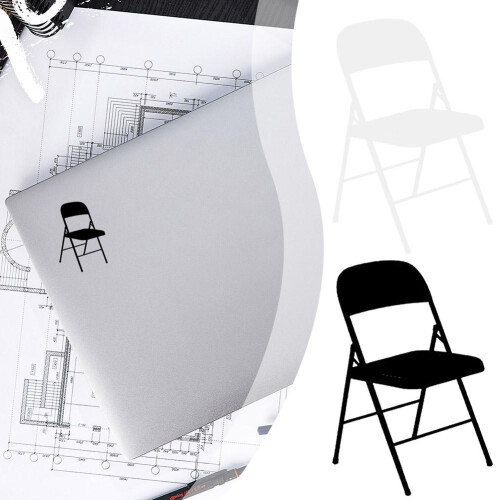 Folding Chair Sticker Montgomery Brawl L7 B6 R2N2 2