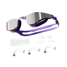 Swimming Goggles with Detachable Nose Bridge Violet