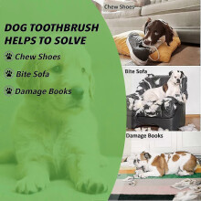 (L, Blue) Dog Chew Toy, Dog Chew Toothbrush Teeth Stick Cleaning Toys, Dog Toothbrush And Toothpaste Dog Teeth Cleaning Products