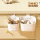 Small Hanging Basket Set Gray 3-Piece Wall-Mounted 4
