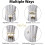 Magnetic Curtain Tiebacks Thick Twist Rope with Strong 4