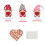 Valentinsdag hjerteformet lommegave til mor, under $5 2