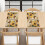 Ensemble de 4 sets de table Tournesol Papillon 30 x 45 cm 3