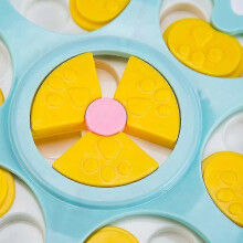 (Blue) Pink Puzzle Pet Toy Leakage Food Dog Toys Slowly Eat Food Puzzle Toys For Cat Puppy