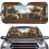 Western Cat Foldable Car Sun Visor Reflective Shade 1 Pack 1