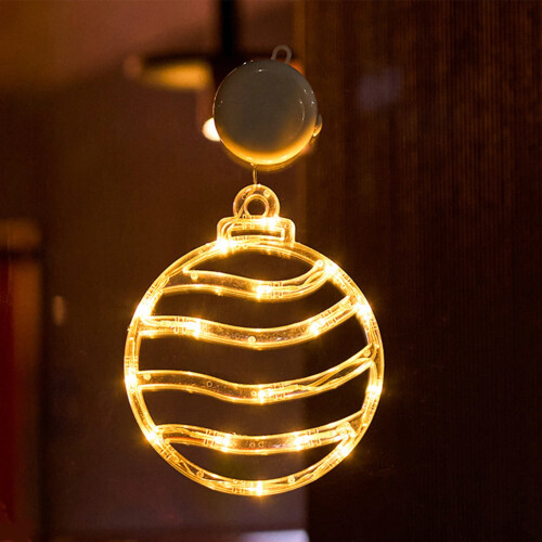 LED Christmas Window Lights Bell Tree Reindeer Snowflake