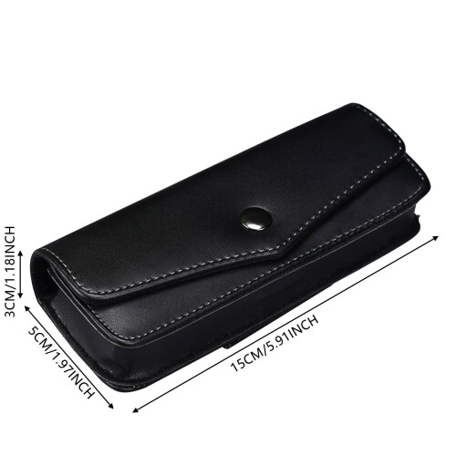 Reading Glasses Case for Men Portable Belt Clip Leather 2