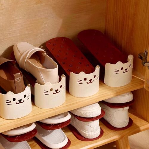 Shoe Slots Organizer Double Layer Stackable 1 Pack
