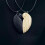 1pair Couple Necklace Owl Pendants Gift 2