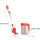 Ensemble brosse de toilette murale flexible avec couvercle 3