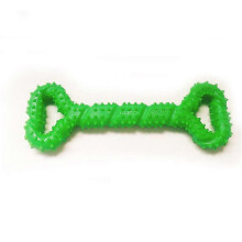 Dog Chew Toys Durable Rubber 13 Inch Bone Shaped Dog Puppy Toy with Convex Design Strong Interactive Dog Toy for Aggressive Chewers Small and Large D