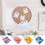 Resin Flower Push Pins Colorful 30 Pieces 6