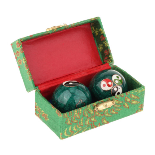 Baoding Balls with Storage Box 2 Pcs 1