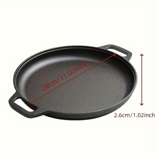 Cast Iron Griddle Skillet Non-Stick 1 Piece 1