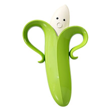 Banana-shaped drain cleaning tool for kitchen and bathroom