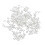 Mini Screw Eye Pins Jewelry Hooks Silver 600 pcs 3