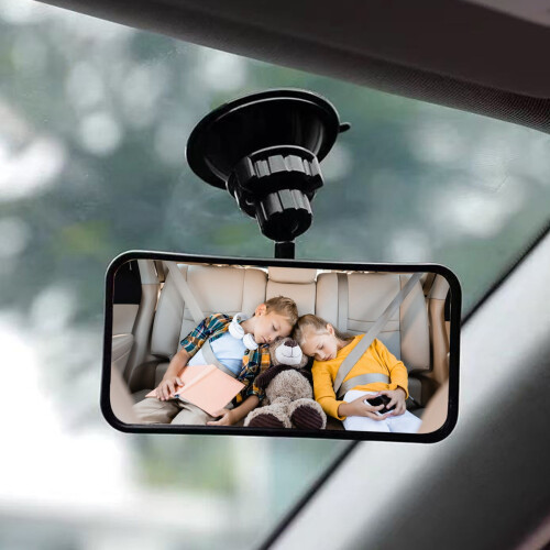 Baby Car Mirror HD Wide Angle 360 with Suction Cup Mount