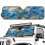 Foldable Ocean Dolphin Windshield Sunshade for Jeep 5