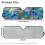 Foldable Ocean Dolphin Windshield Sunshade for Jeep 7