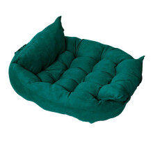 (Green S) Soft Sofa Pet Cat Dog Bed Comfortable Warm Pet Bed Sleeping Bed Cushion Bed