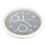 Unbranded Silent Wall Clock Battery Operated Grey 1