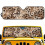 Brown Cheetah Cow Print Windshield Sun Shade for Jeep 1