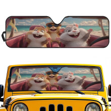 Foldable Windshield Sun Shade for Jeep Wrangler TJ JK JKU