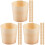 Wooden Water Cups Disposable 90 Pcs 1